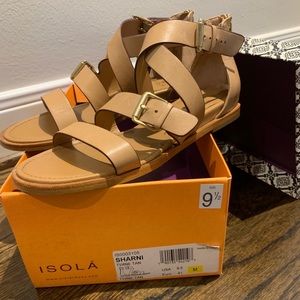 Isola Tan Strappy Sandal